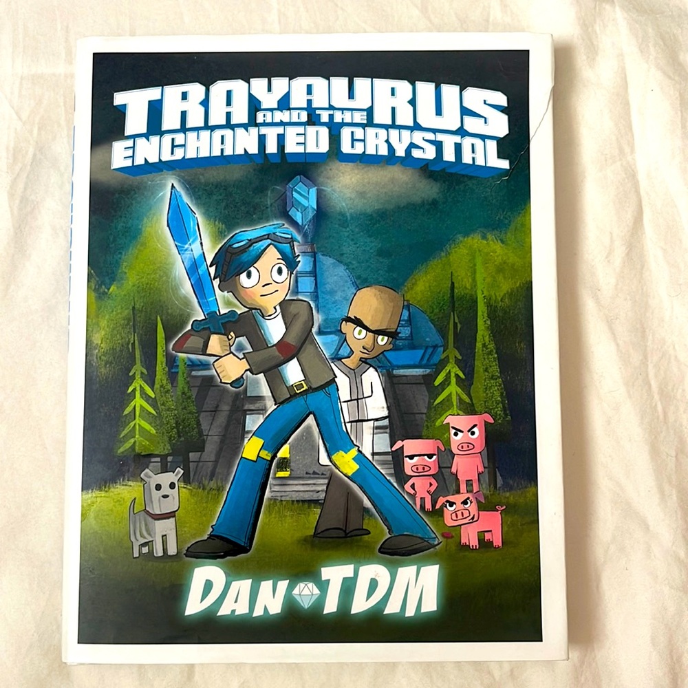 Trayaurus and the Enchanted Crystal by Dan TDM hardcover book